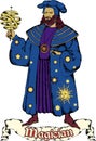 Magician. In the system, the tarot symbolizes a competent person